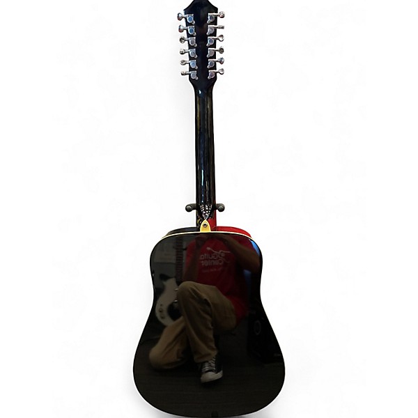 Used Carlo Robelli 12 STRING Black 12 String Acoustic Guitar