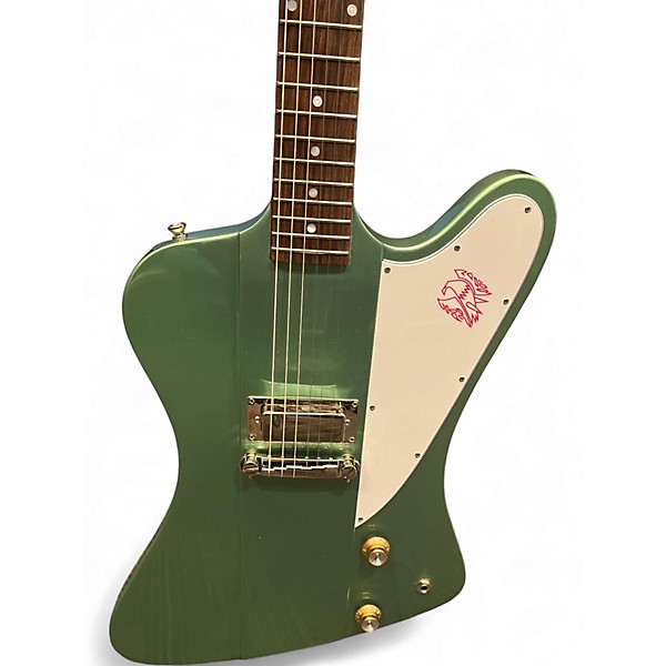 Used 2023 Epiphone 1963 Reissue Firebird 1 Inverness Green Solid Body Electric Guitar