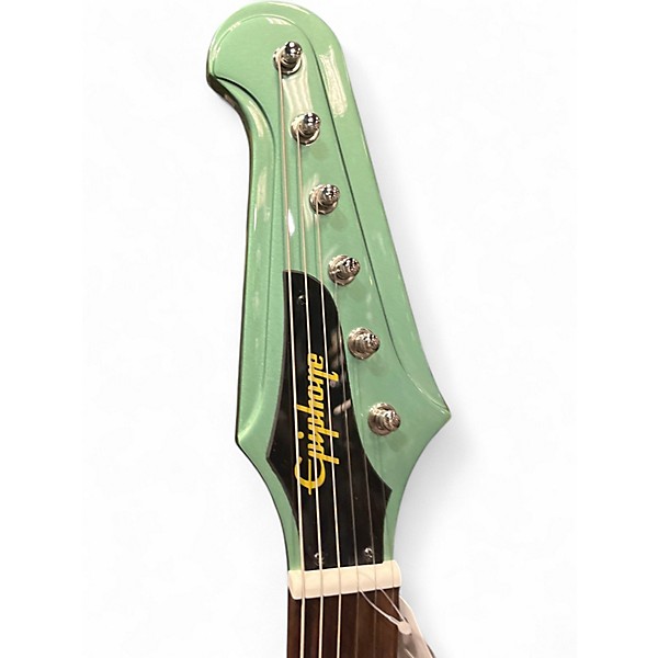 Used 2023 Epiphone 1963 Reissue Firebird 1 Inverness Green Solid Body Electric Guitar