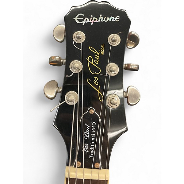 Used Epiphone Les Paul Traditional Pro Heritage Cherry Sunburst Solid Body Electric Guitar