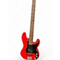 Used Squier Precision Bass Fiesta Red Electric Bass Guitar thumbnail