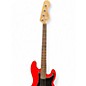 Used Squier Precision Bass Fiesta Red Electric Bass Guitar