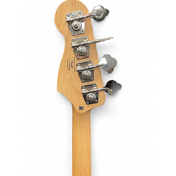 Used Squier Precision Bass Fiesta Red Electric Bass Guitar