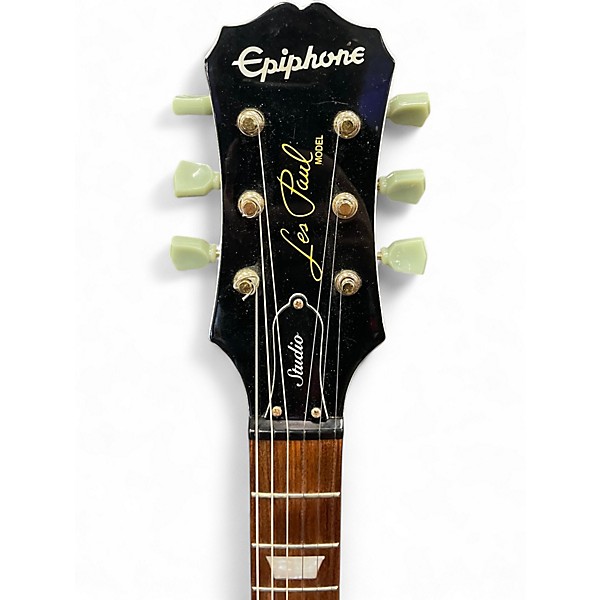 Used Epiphone Les Paul Studio Alpine White Solid Body Electric Guitar