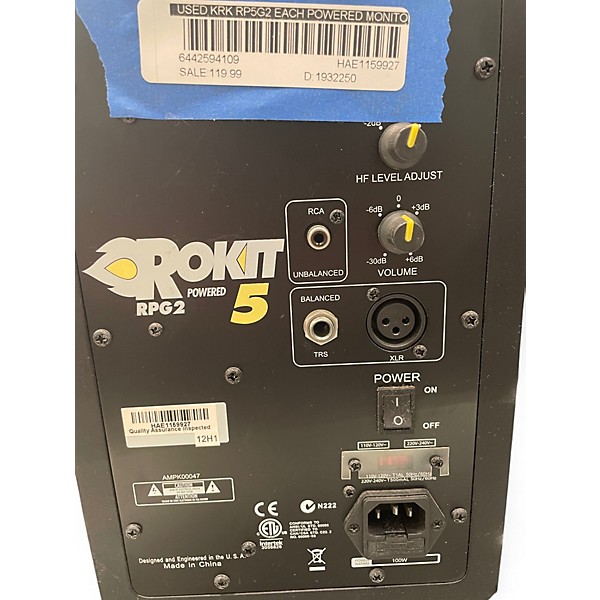 Used KRK RP5G2 Each Powered Monitor