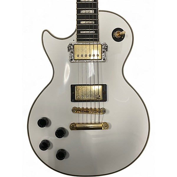 Used Epiphone Les Paul Left Handed Alpine White Electric Guitar