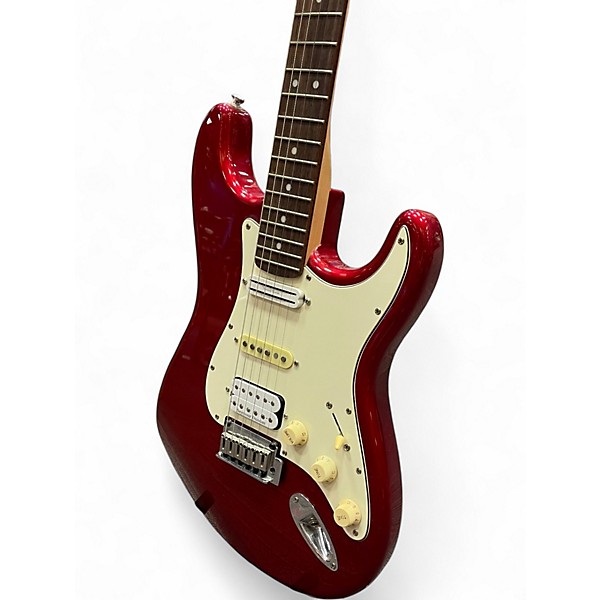 Used Squier Standard Stratocaster Candy Apple Red Solid Body Electric Guitar