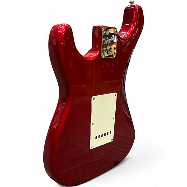 Used Squier Standard Stratocaster Candy Apple Red Solid Body Electric Guitar
