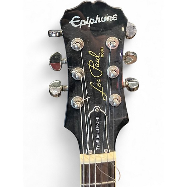 Used Epiphone Les Paul Traditional PRO II Wine Red Solid Body Electric Guitar