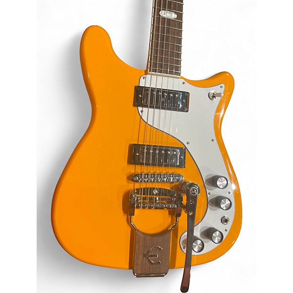 Used Epiphone 150TH ANNIVERSARY CREST WOOD CUSTOM California Coral Solid Body Electric Guitar