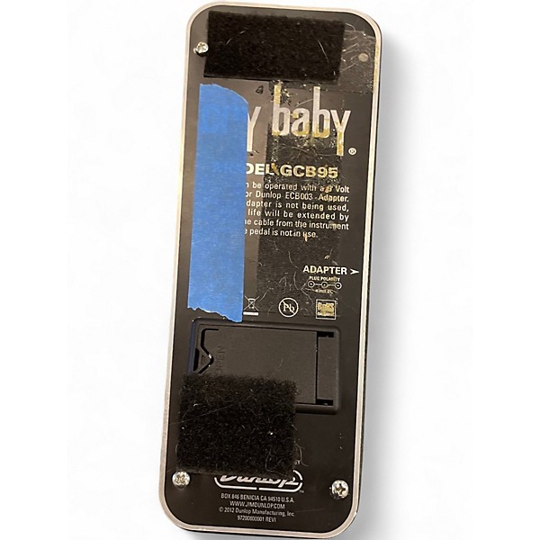 Used Dunlop GCB95 Original Crybaby Wah Effect Pedal