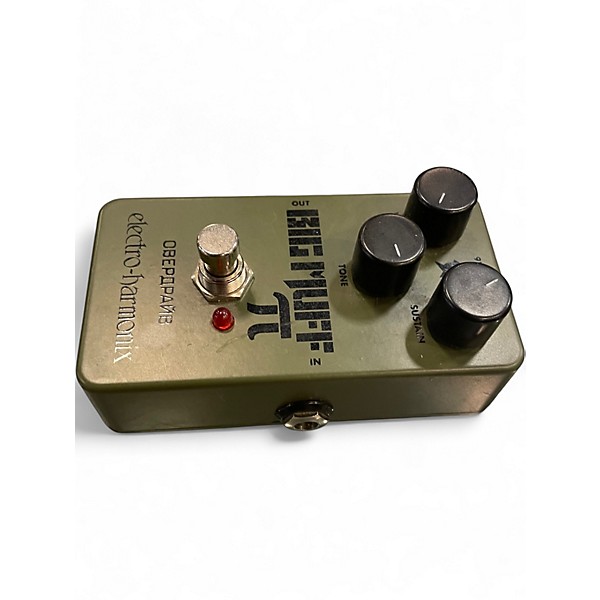 Used Electro-Harmonix Green Russian Big Muff Pi Fuzz Effect Pedal