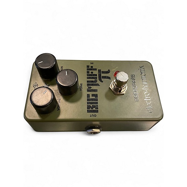 Used Electro-Harmonix Green Russian Big Muff Pi Fuzz Effect Pedal