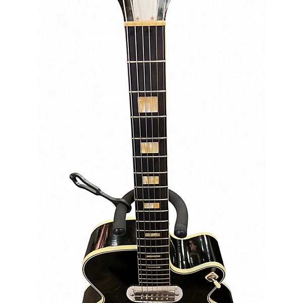 Vintage 1955 Silvertone Espanada  Black Hollow Body Electric Guitar