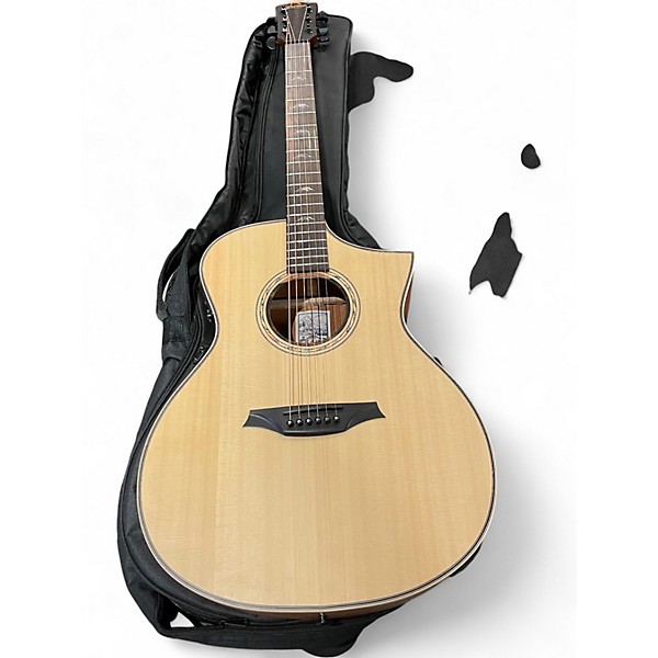 Used Bromo BAT4CE Natural Acoustic Electric Guitar