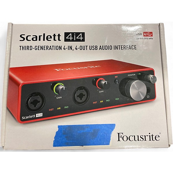 Used Focusrite Scarlett 4i4 Gen 3 Audio Interface