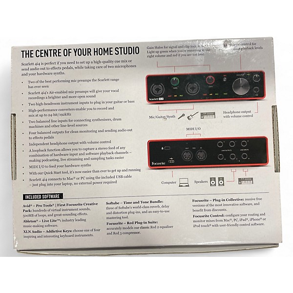 Used Focusrite Scarlett 4i4 Gen 3 Audio Interface