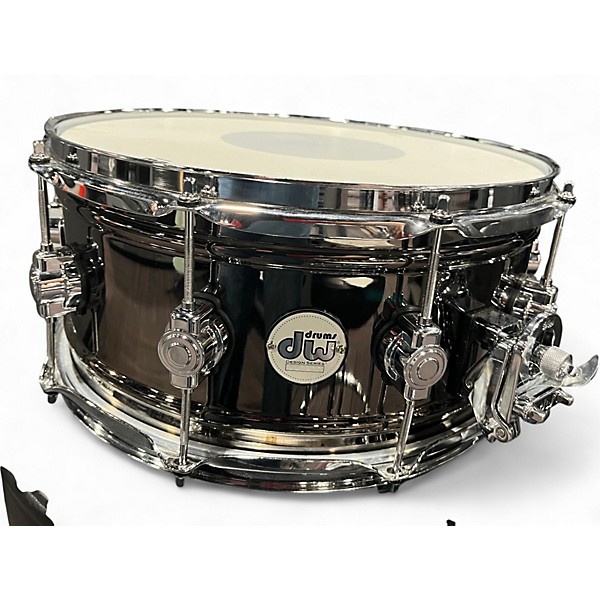 Used DW 14X6.5 Design Series Snare Black Nickel Drum