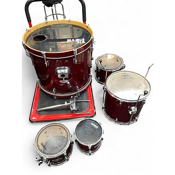 Used Mapex 5 Piece M SERIES 5 PIECE KIT Dakota Red Drum Kit