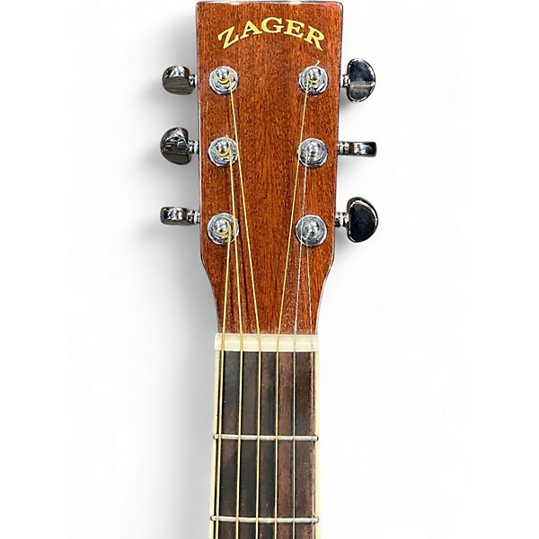 Used Zager ZAD-50CE Natural Acoustic Guitar