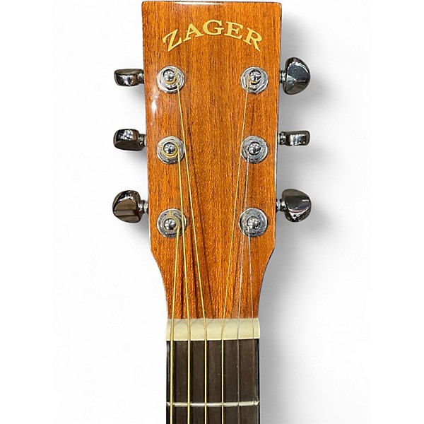 Used Zager Travel E/MHGY Mahogany Acoustic Electric Guitar
