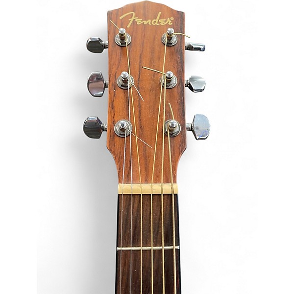 Used 2013 Fender CD100 Left Handed Natural Acoustic Guitar