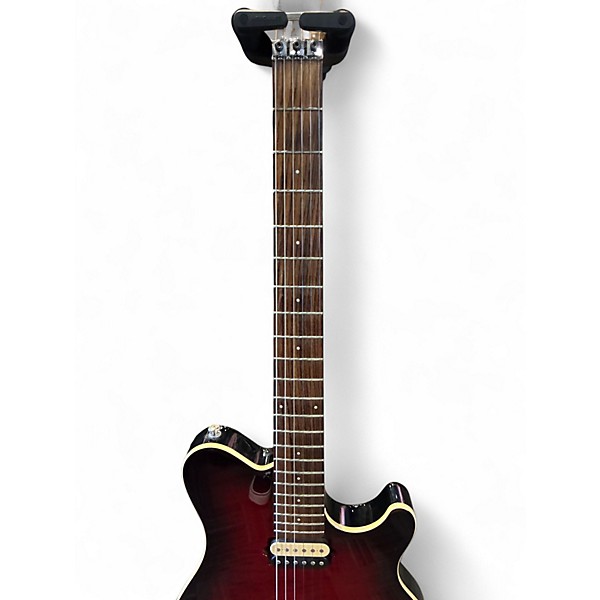 Used Ernie Ball Music Man Axis Black Cherry Burst Solid Body Electric Guitar