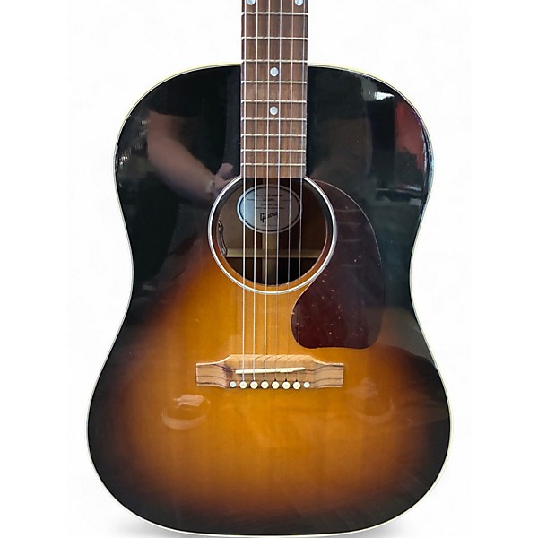 Used Gibson J45 Standard Vintage Sunburst Acoustic Electric Guitar