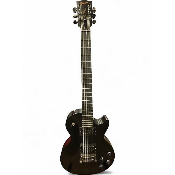 Used Gibson Les Paul Gothic Morte Flat Black Solid Body Electric Guitar