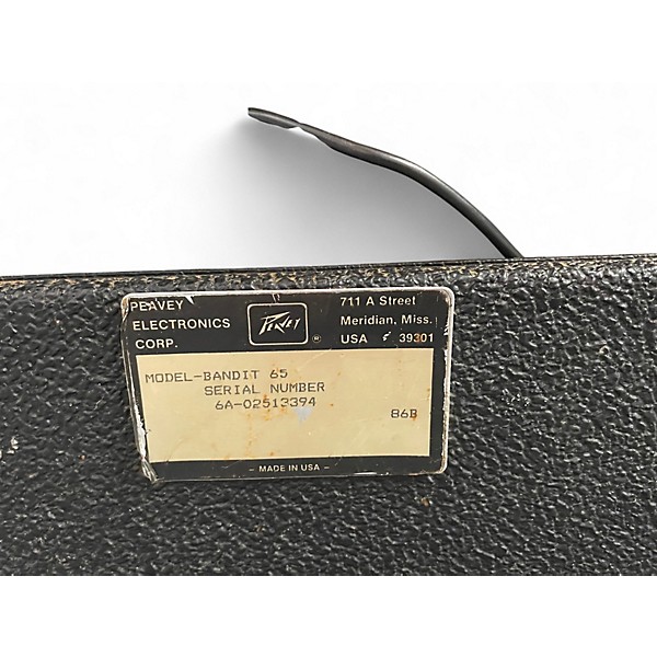 Used Peavey Bandit 65 Guitar Combo Amp