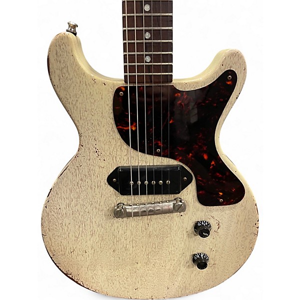 Used Gibson CUSTOM SHOP '58 LES PAUL JUNIOR DOUBLE CUT REISSUE TV YELLOW VOS Solid Body Electric Guitar