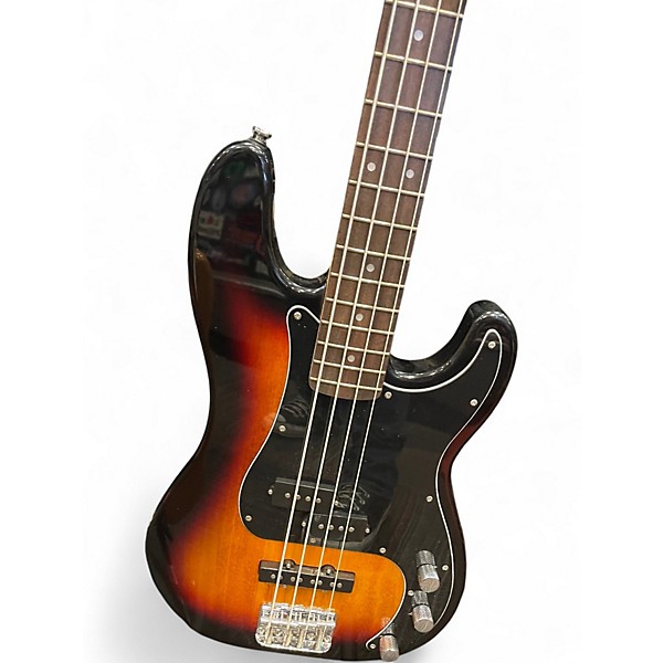 Used Squier Affinity Precision Bass 3 Color Sunburst Electric Bass Guitar