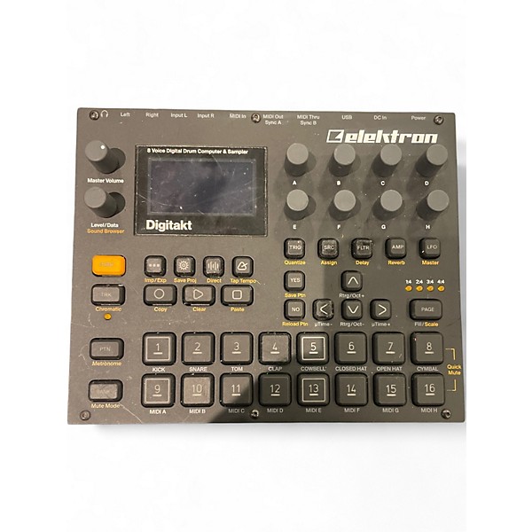 Used Elektron DIGITAKT Drum Machine