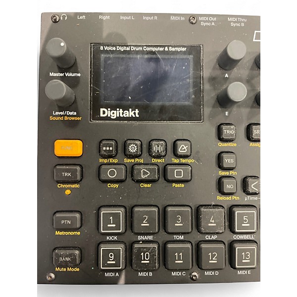 Used Elektron DIGITAKT Drum Machine