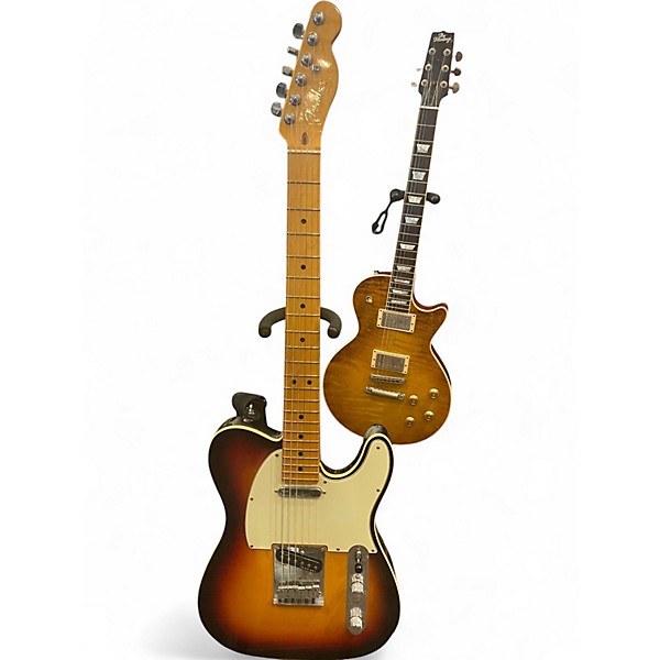 Used Fender American Ultra Telecaster 3 Tone Sunburst Solid Body Electric Guitar