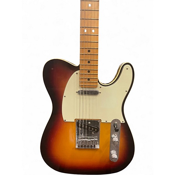 Used Fender American Ultra Telecaster 3 Tone Sunburst Solid Body Electric Guitar
