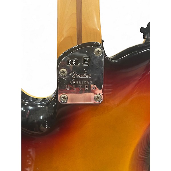 Used Fender American Ultra Telecaster 3 Tone Sunburst Solid Body Electric Guitar