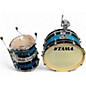 Used TAMA 3 Piece NEO-MOD MAPLE TURQUOISE TO BLACK Drum Kit thumbnail