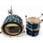 Used TAMA 3 Piece NEO-MOD MAPLE TURQUOISE TO BLACK Drum Kit