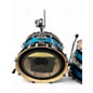 Used TAMA 3 Piece NEO-MOD MAPLE TURQUOISE TO BLACK Drum Kit