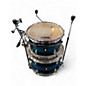 Used TAMA 3 Piece NEO-MOD MAPLE TURQUOISE TO BLACK Drum Kit