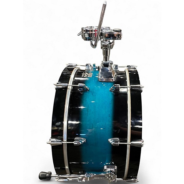 Used TAMA 3 Piece NEO-MOD MAPLE TURQUOISE TO BLACK Drum Kit