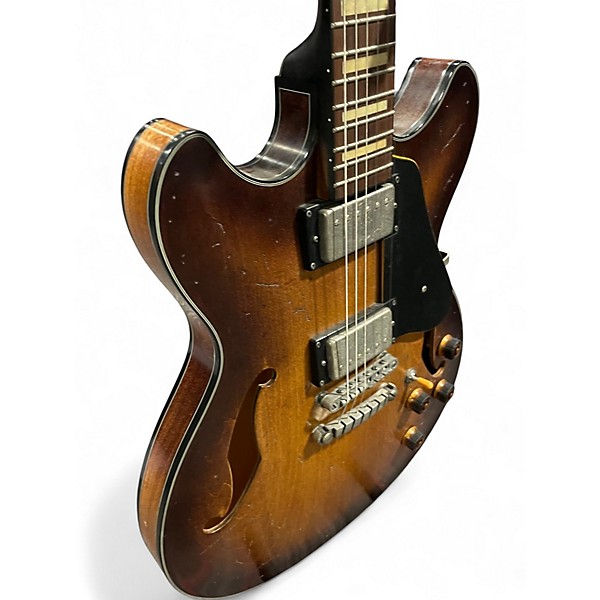 Used Ibanez ASV10A Tobacco Burst Hollow Body Electric Guitar