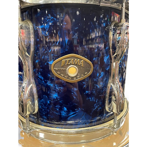 Used TAMA 5 Piece Rockstar Midnight Blue Drum Kit