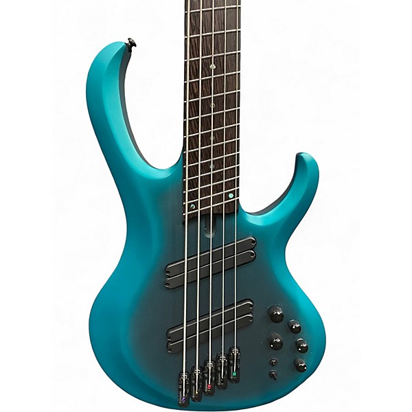 Used Ibanez BTB605MS midnitght arctic ocean matte Electric Bass Guitar