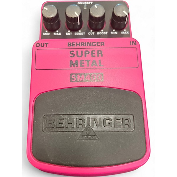 Used Behringer SM400 Super Metal Effect Pedal