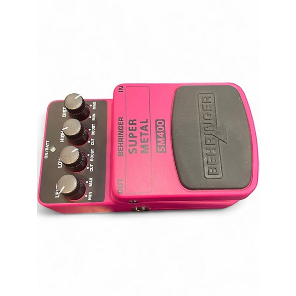 Used Behringer SM400 Super Metal Effect Pedal