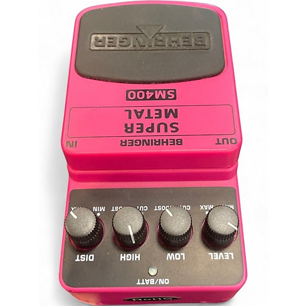 Used Behringer SM400 Super Metal Effect Pedal