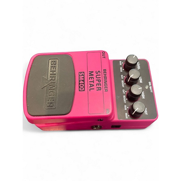 Used Behringer SM400 Super Metal Effect Pedal