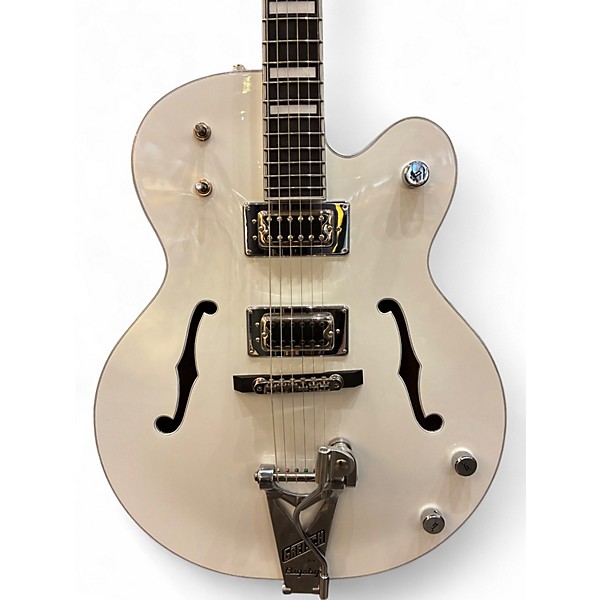 Used 2023 Gretsch Guitars G7593T-BD Billy Duffy Signature White Falcon White Hollow Body Electric Guitar